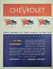 1943 WW2 Buffalo Chevrolet Plant Awards For Pratt & Whitney Aircraft  picture
