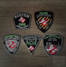 Police/Fire Ghostbusters Cosplay Patch Set picture