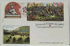 Suisse Historic Switzerland 1898 SCHLACHT BEI SEMPACH WINKELREDS 295 Postcard L7 picture