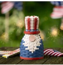 Dresden & Co UNCLE SAM Patriotic Gnome~by Longaberger Weavers SELLING JULY ONLY picture