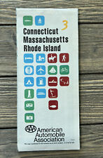 VTG Connecticut Massachusetts Rhode Island American Automobile Association Map picture