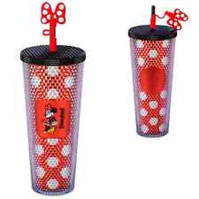 Disney Parks 2024 Minnie Mouse Rock The Dots Tumbler Starbucks Cup-NEW SHIP FAST picture