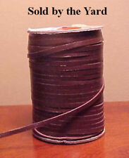 BRANDY (BROWN) Kangaroo Leather Lacing in 1/8 Inch (3mm) Width SOLD BY THE YARD picture