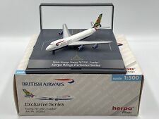 HERPA WINGS (502665) 1:500 BRITISH AIRWAYS BOEING 747-200 'SWEDEN' BOXED  picture