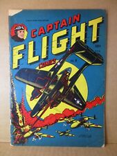 Captain Flight 9 L.B. Cole WWII Plane Battle 1945 Aviation Comic 4 Star War Rare picture