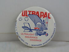 Vintage Advertising Pin - Ultrapac Ultralight Insurance Ontario - Celluloid Pin  picture