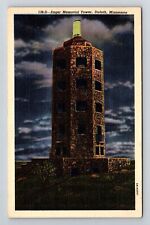 Duluth MN-Minnesota, Enger Memorial Tower Vintage Souvenir Postcard picture