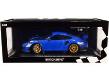 2018 Porsche 911 GT2RS (991.2) Blue with Carbon Hood and Golden Wheels Limited picture