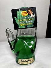 Vintage Mennen Skin Bracer After Shave Glass Hand Bottle 12 Oz. With Tag Open picture
