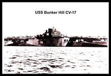 Postcard USS Bunker Hill CV-17 LP1 picture