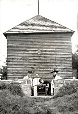 LG922 1959 Original Photo RESTORED BLOCKHOUSE Fort Blair Civil War Reenactment picture