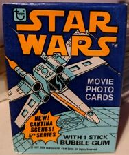 1977 Topps Star Wars Series 5 Orange Sealed Pack EX/ NM Vintage *Cantina Scenes picture