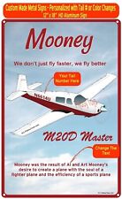 Mooney M20D Master HD Airplane Sign - Maroon picture
