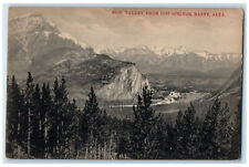 c1910 Bow Valley From Hot Springs Banff Alberta Canada Unposted Antique Postcard picture