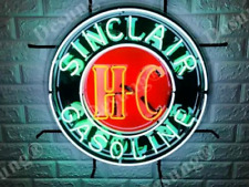 New Sinclair Gasoline HC Dinosaur Motor Gas Oil HD ViVid Neon Sign 24
