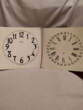 48 pc Trademark  paper Clock Dials new old stock over 40 years old with patina picture