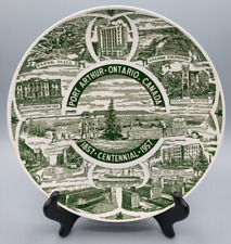 Vtg. Port Arthur - Ontario, Canada - 1857 - 1957 Centennial Commemorative  Plate picture