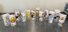 Lot of Vintage 1973 Pepsi Collector Warner Bros Looney Tunes Drink Glasses (12) picture