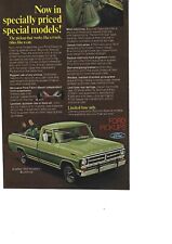 1971 Ford Pickup The pickup that works like a truck     Vintage Magazine Ad picture
