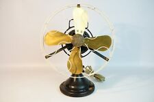 1930s General Electric Ge 13 Brass Blade Oscillating Fan Type Aou Ad1(Working) picture