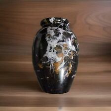 Vintage Hand Carved 100% Genuine Onyx Marble Vase 5.5 Inches Tall picture