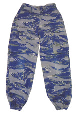 Rare USAF Air Force Experimental Digital Tiger Stripe Pants Uniform Blue Camo picture