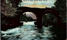 c1910 KILLARNEY IRELAND SHOOTING THE RAPIDS OLD WEIR BRIDGE POSTCARD 34-264 picture