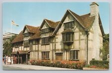 Postcard Shakespeare's Birthplace Stratford Upon Avon picture
