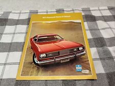 Vintage 1971 Chrysler Plymouth Duster & Valiant Sales Brochure picture