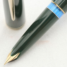 Montblanc No.22 1960s Vintage Rare Green 14C EF Used in Japan Fountain Pen [020] picture