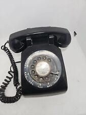 Vintage ITT Rotary Dial Desk Phone Handset Black USA Made UNTESTED picture