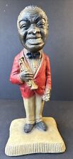Vintage 1930's Louis Armstrong Chalkware Statue 14