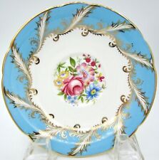 Paragon Bone China Saucer (E104H) Turquoise & Gold - England picture