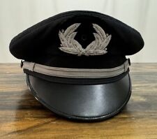 VINTAGE American Airlines Pilot Hat Cap SIZE 7 3/8 Blue Captain First Officer picture