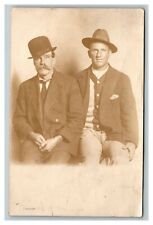 Vintage 1920's RPPC Postcard - Portrait of Handsome Men in Duluth, Minnesota picture