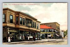 Providence RI-Rhode Island, Corner Of Elwood And Potter Avenue Vintage Postcard picture