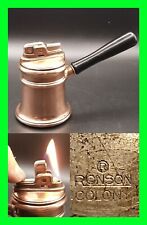 Unique Vintage 1950's Copper Ronson Colony Table Lighter - In Working Condition  picture