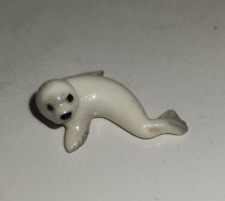 Vintage Miniature Tiny White Seal Hagen Renaker Figurine 1-1/4