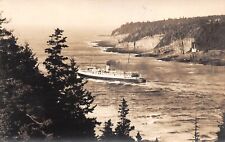 RPPC Steamship Leaving Digby Nova Scotia Paul Yates Photo Postcard picture