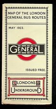 London's Underground May 1923 May Of The London General Bus Routes General picture