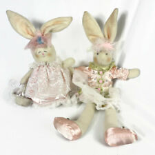 Vintage Bunny Rabbits Miss Elle's Collection Lot of 2 picture