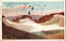 Vintage Hallett's Glacier, Estes Park Colorado CO Postcard Posted 1930 picture