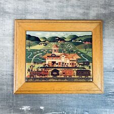 Vintage Georgina’s Country Creations Tile Wood Art by Charles Wysocki Fox Hill  picture