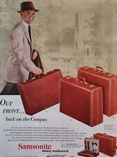 1951 Esquire Original Art Ad Advertisement SAMSONITE Luggage picture