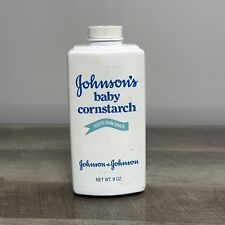 Vintage Johnson's Baby Cornstarch 1985 Empty Container ~ Advertisement picture