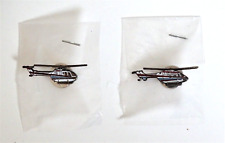 LOTof2 BK117 & BO105 HELICOPTER vintage ECD MBB Lapel/Hat Pins Airbus Eurocopter picture