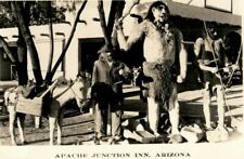 c1940's Apache Junction Inn Arizona AZ RPPC Photo Vintage Postcard picture