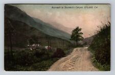 Upland CA-California, Approach to Stoddard's Canyon, Antique Vintage Postcard picture