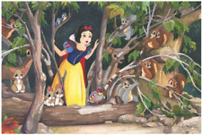 Disney Fine Art Limited Edition Canvas Snow White's Discovery-St. Laurent picture