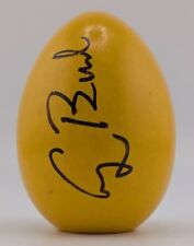 Rare 41st President George HW Bush Hand Signed Wooden Easter Egg 2001 GB Library picture